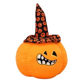 Cthrlog Stuffed Animal Plushies Bedtime Soft Plush Toy Weighted Stuffed Animals Cute Gifts Halloween Pumpkin Witch Hat Decor Kids