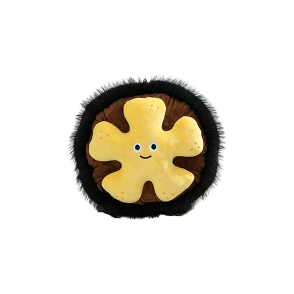 Cthrlog Stuffed Animal Plushies, Bedtime Soft Plush Toy Weighted Stuffed Animals Cute Gifts, Yellow Flower Smiley Face Comfort Plush for Kids Anxiety Relief Birthday Christmas