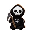 thumbnail image 1 of Cthrlog Stuffed Animal Plushies, Cute Bedtime Soft Plush Toy Weighted Stuffed Animals with Scythe, Gothic Halloween Decor Gifts for Kids Teens, 1 of 4