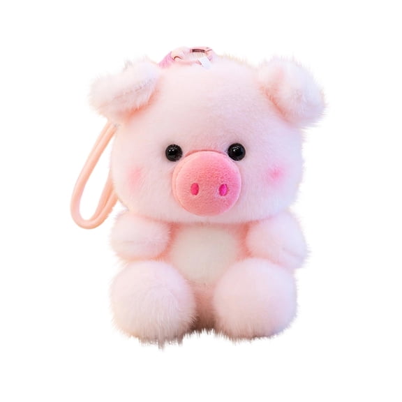 Cthrlog Stuffed Animal Plushies Cute Scented Pig Keychain & Desk Ornament, Soft Mini Gift for Students Office Workers, Birthday Christmas