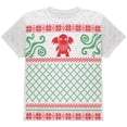 thumbnail image 1 of Cthulhu Lovecraft Dimensions Ugly Christmas Sweater All Over Youth T Shirt Multi YSM, 1 of 2