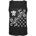 thumbnail image 1 of Cthulhu Lovecraft Dimensions Ugly Christmas Sweater Mens Tank Top Black X-LG, 1 of 1