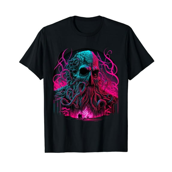 Cthulhu Lovecraft | Horror Cthulhu Myth | Entity of Cthulhu Men Vintage Casual T-Shirt