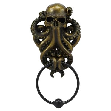 Halloween Skull Door Knocker Skull Door Home Resin Decor Gothic Skull