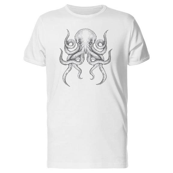 Cthulhu Scary Drawing T-Shirt Men -Image by Shutterstock, Male XX-Large