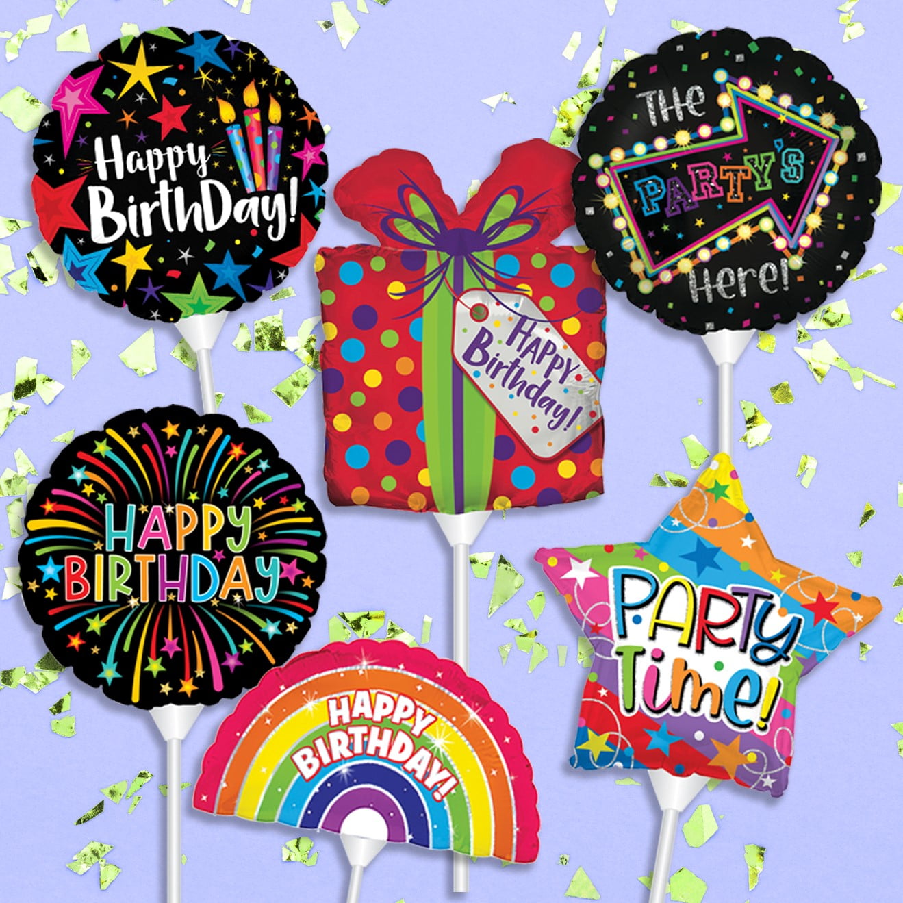 CTI Personalized Celebration Stick Balloon with Cup and Stick