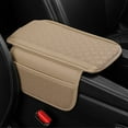 thumbnail image 1 of Ctnporpo Auto Armrest Protector Console Organizer Car Center Console Cover With Storage Bag Wear Stitching Easy to Install Car Armrest Cover Cushion Grey Multi-color, 1 of 8