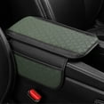 thumbnail image 1 of Ctnporpo Auto Armrest Protector Console Organizer Car Center Console Cover With Storage Bag Wear Stitching Easy to Install Car Armrest Cover Cushion Grey Multi-color, 1 of 8