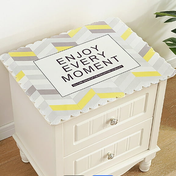 Ctnporpo Bedside Table Cover Cloth Drum Washing Machine Cover Towel Waterpoof Sunscreen Refrigerator Dst Cover Cotton Tablecloth Waterproof Tablecloth