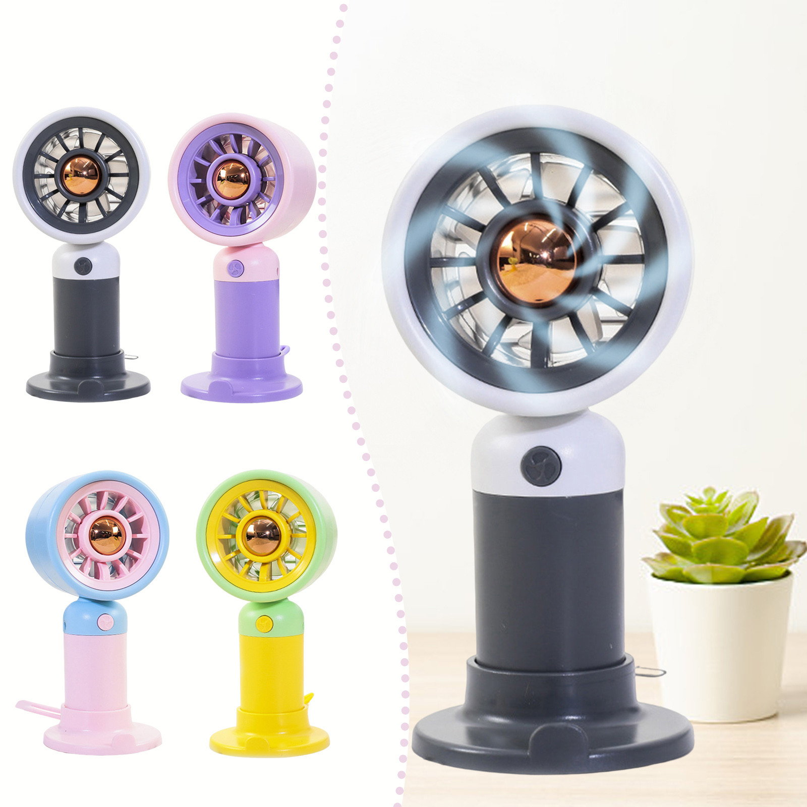 Ctnporpo Clearance Desk Fans Small Quiet Mini Desk Fan Hesroicy Fan 5
