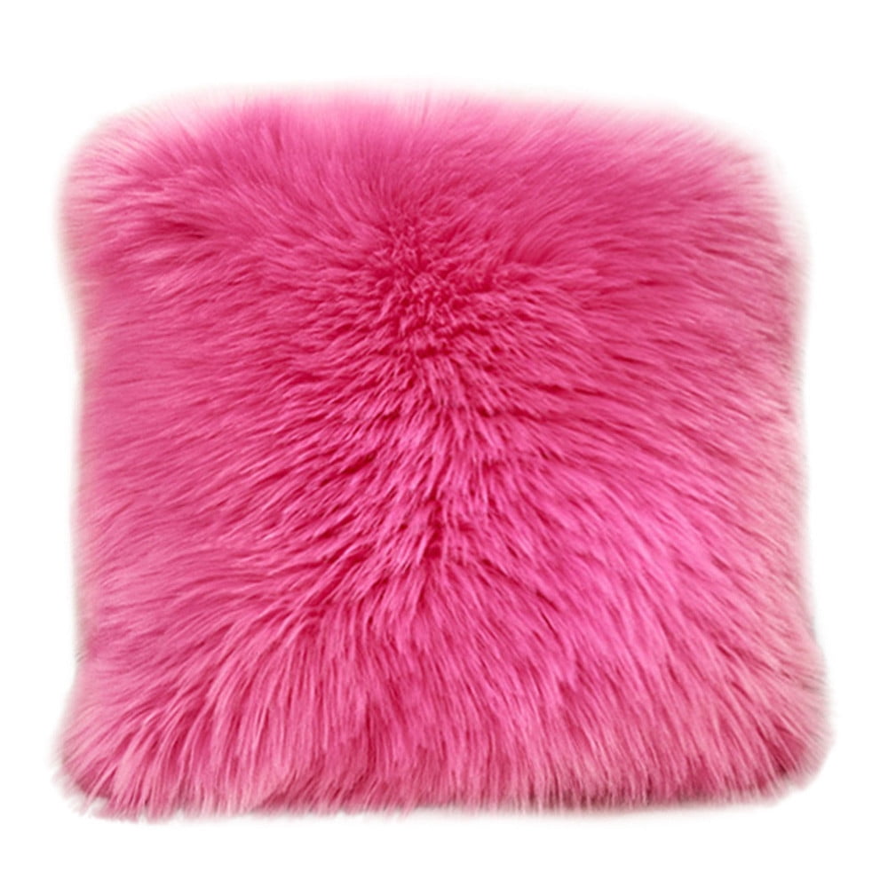 Ctnporpo Clearance Throw Pillows Covers Pillowcase Plush Furry Cushion