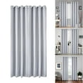 thumbnail image 1 of Ctnporpo Curtains Silver Grey Faux Silk Curtains Gray Curtains for Bedroom 34 X 84 Inch Room Darkening Satin Drapes/Curtains Thermal Insulated Window Curtains for Living Room, 1 of 7
