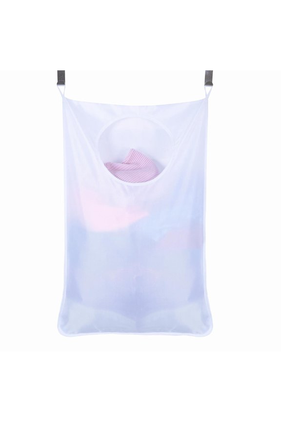 Dirty Garment Basket Bringing Hooks Foldable Hanging Caddy Fast Drying Portable Space Saving Storage Bag Large Dirty Clothes Bag Can Be Used Behind The Door & Closet & & Bathroom