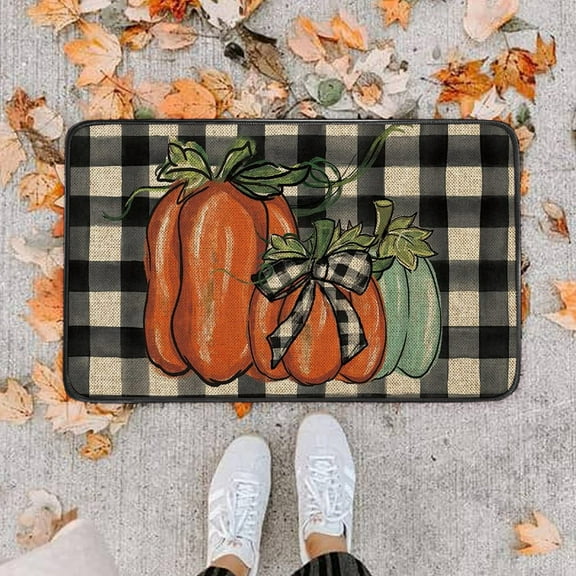 Ctnporpo Indoor and Outdoor Carpet Porch Front Door Thanksgiving Doormat Carpet Floor Mat 40x60cm Area Rug Carpet
