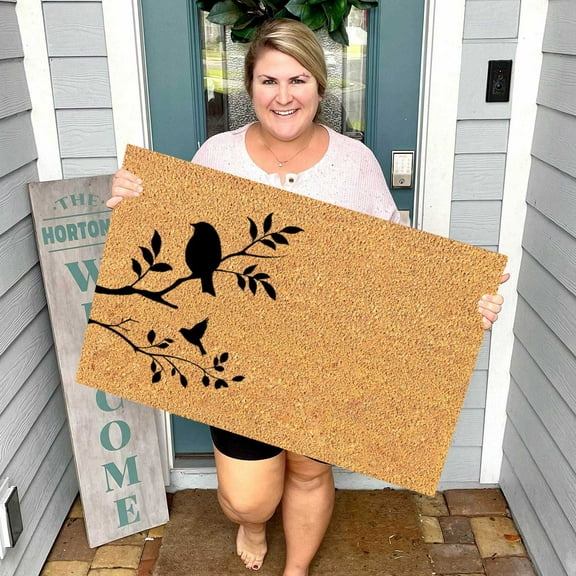 Ctnporpo Interesting Bird Floor Mat Home Decoration Area Rug Carpet