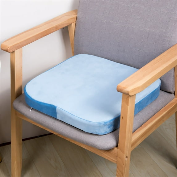 Ctnporpo Seat Cushion Slow Student Memory Seat Cushion Chair Thickened Seat Cushion Winter Bedsore Pad Memory Cotton Buttocks and Buttocks Pad Ergonomic Cushion Lumbar Support Cushion