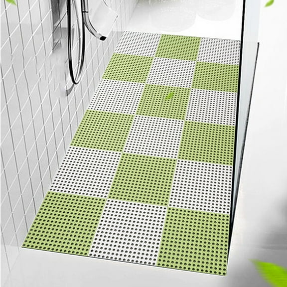 Ctnporpo Splice Combination Floor Mat Pvc Plastic Floor Mat Hand Washing Bathroom Waterproof Waterproof Antis Skids Floor Mat Bath Towels Bath Mats
