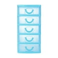thumbnail image 1 of Ctnporpo Storage Case 5 Mini Desktop Drawers Organizer for Adult Storage Plastic Box Multilayer Sundries Case Green Storage Shelves Closet Organizers, 1 of 2