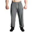 thumbnail image 1 of Ctreela Baggy Sweatpants for Men Drawstring Jogger Athletic Tapered Pants Elastic Waist Running Workout Track Pants, 1 of 4