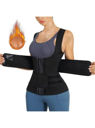 Corset Waist Trainer for Women Lower Belly Fat Sweat Waist Trimmer Workout  Body Shaper 