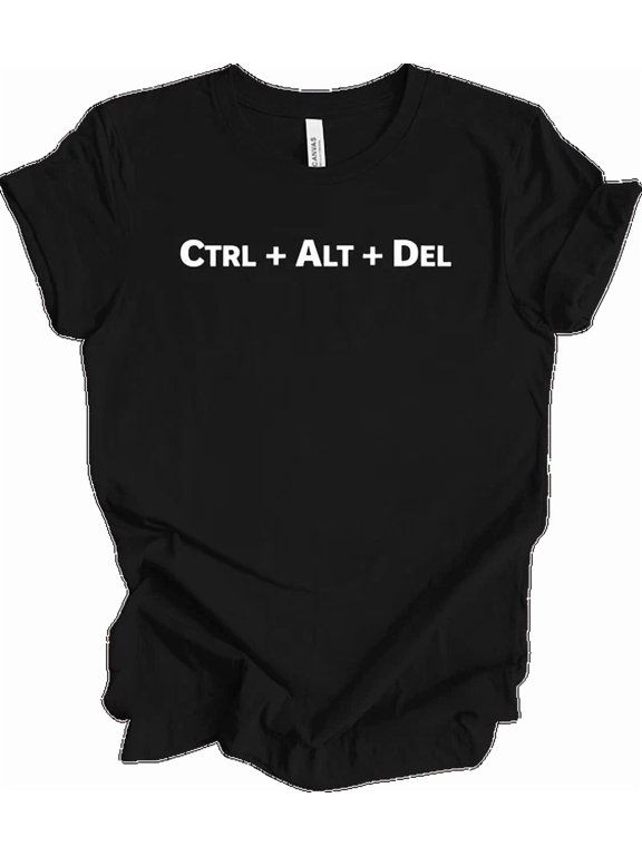 Ctrl Alt Del Tech For It Pros Celebration Style With Classic Appeal T-Shirt, Size S-5XL