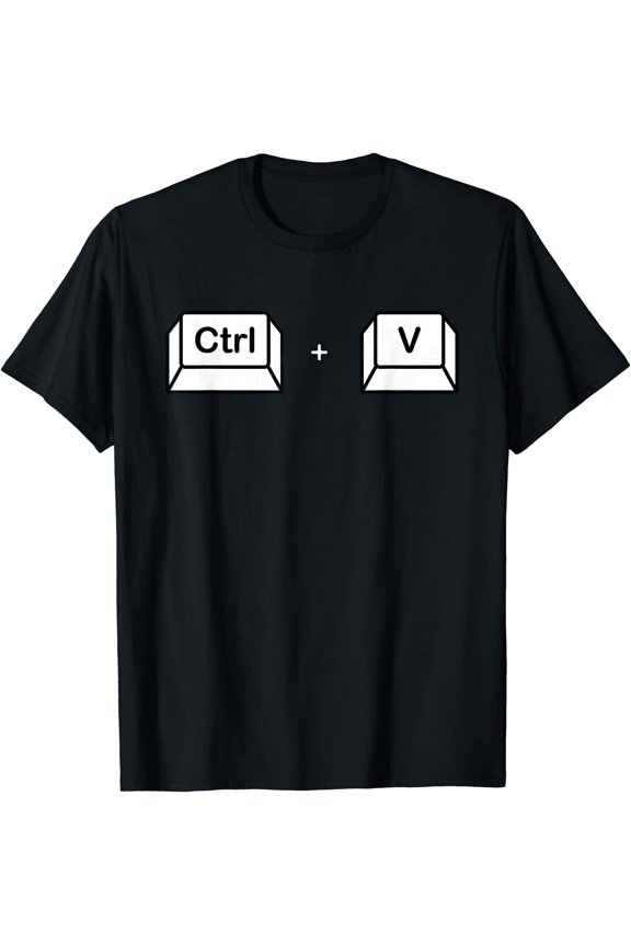 Ctrl V Family Matching Copy Paste dad son daughter T-Shirt, Unisex T-Shirt