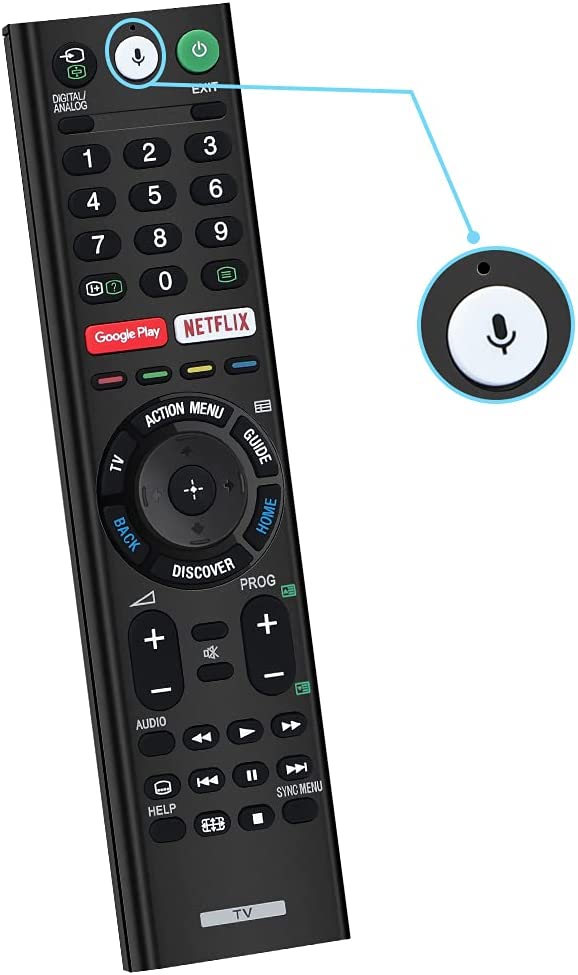 CtrlTV Remote for Sony Smart Bravia Remote, Sony Bluetooth Voice Search