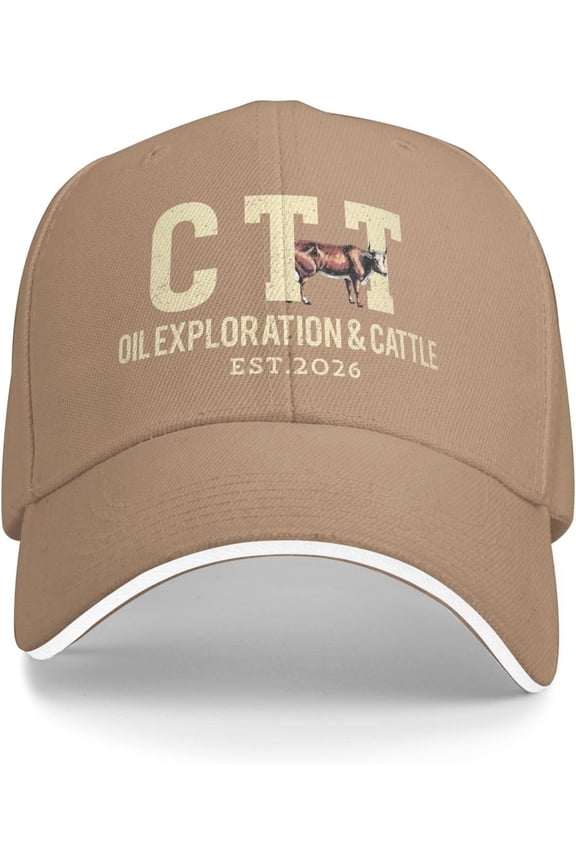 Ctt Oil Exploration and Cattle hat Funny Baseball Cap