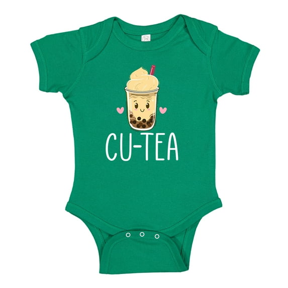 Cu-Tea Baby Bodysuit One Piece 12 mo Kelly Green