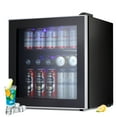 thumbnail image 1 of WAA Glass Door Beverage Refrigerator Cooler, Mini Fridge, 1 of 7