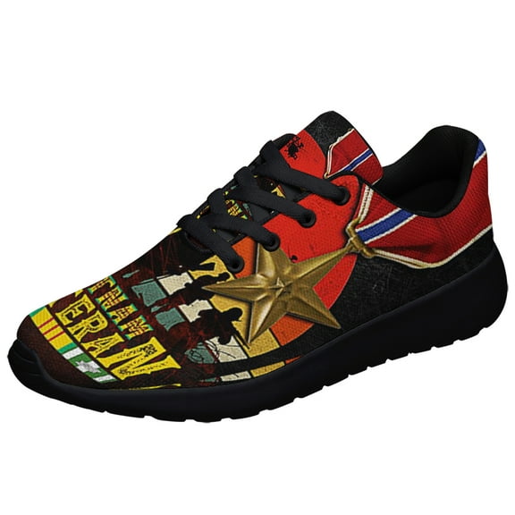 CuStm Vietnam Veteran The Bronze Str Shoes Sneakers Black Size 3.5