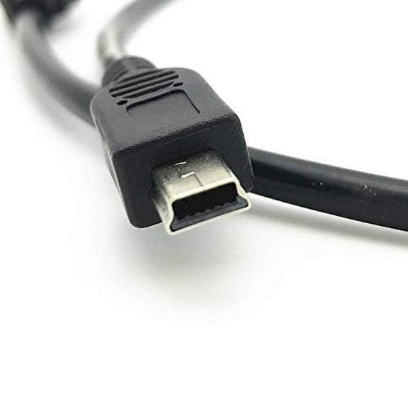 CuWire USB 3' 2.0 A-Male to Mini-B Cable, Black