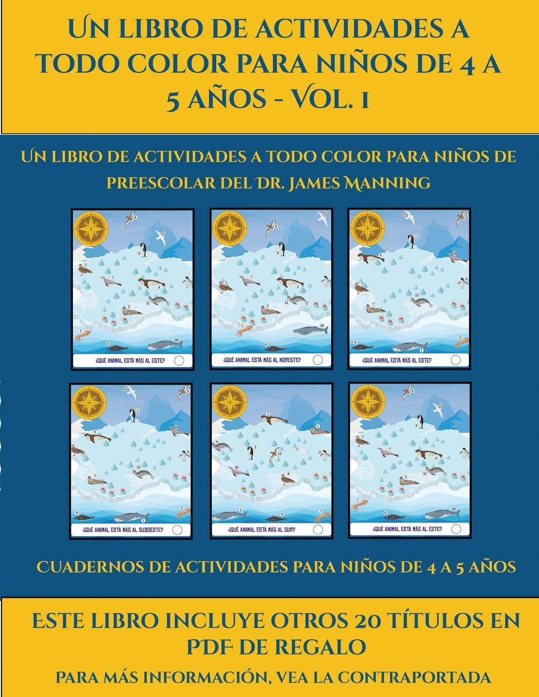 Cuadernos de Actividades Para Niños de 4 A 5 Años: Cuadernos de ...