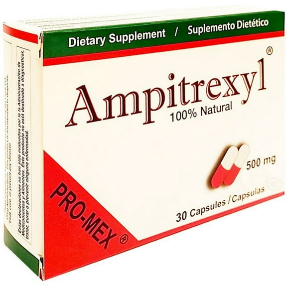 Cuadriderma Ampitrexyl 500mg Capsules 30 ea (Pack of 6)