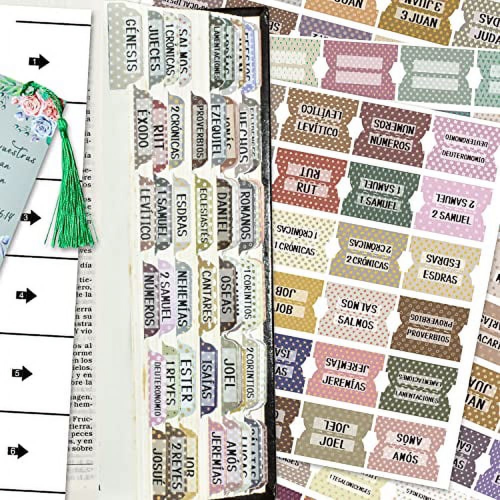 Cualfec Spanish Catholic Bible Index Tabs New & Old Testament Tabs