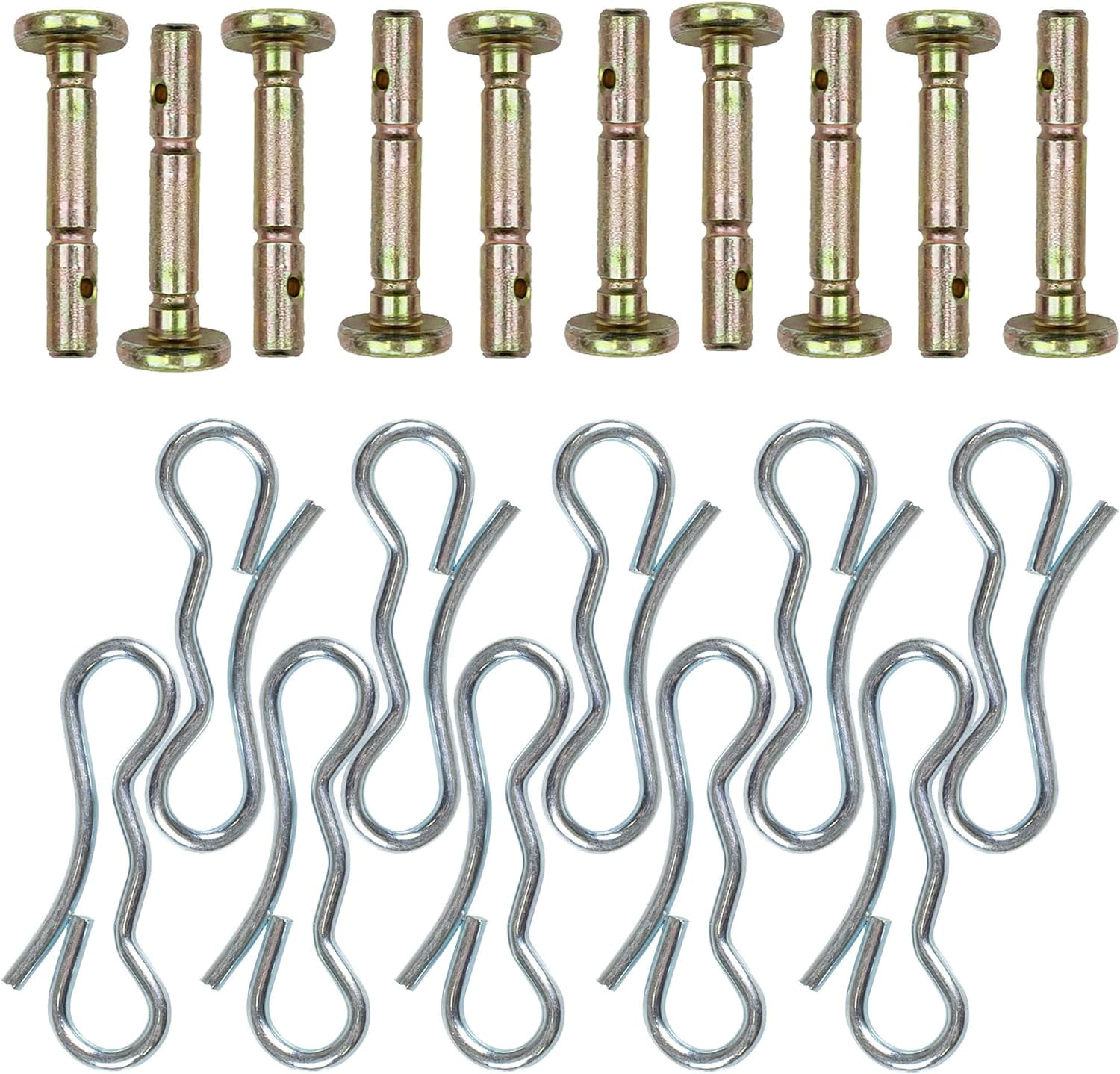 Cub Cadet 73804124A and 71404040 Shear Pins and Cotter Pins 10PK