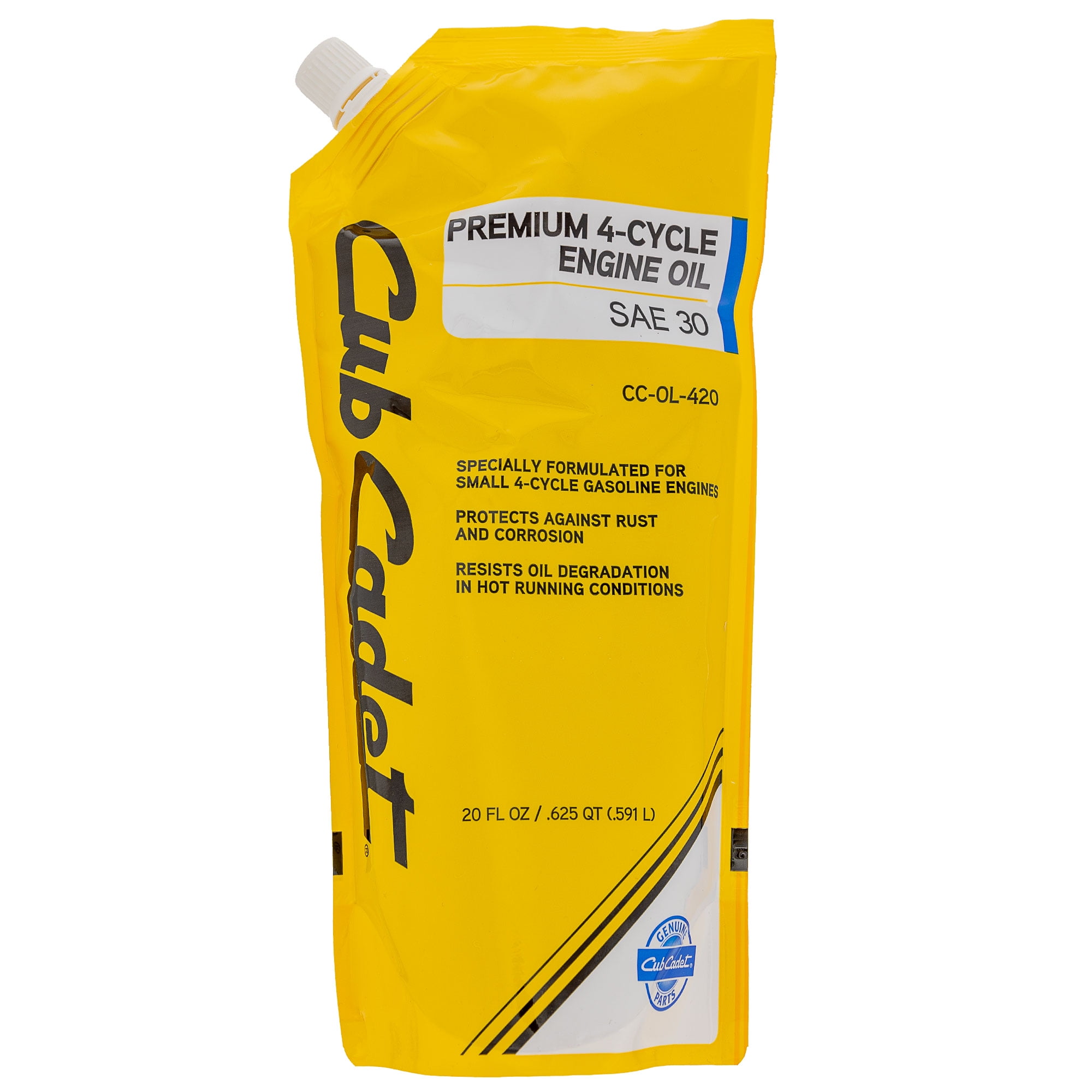 Cub Cadet CCOL420 20floz SAE 30W 4Cycle Lawn Mower Engine Oil