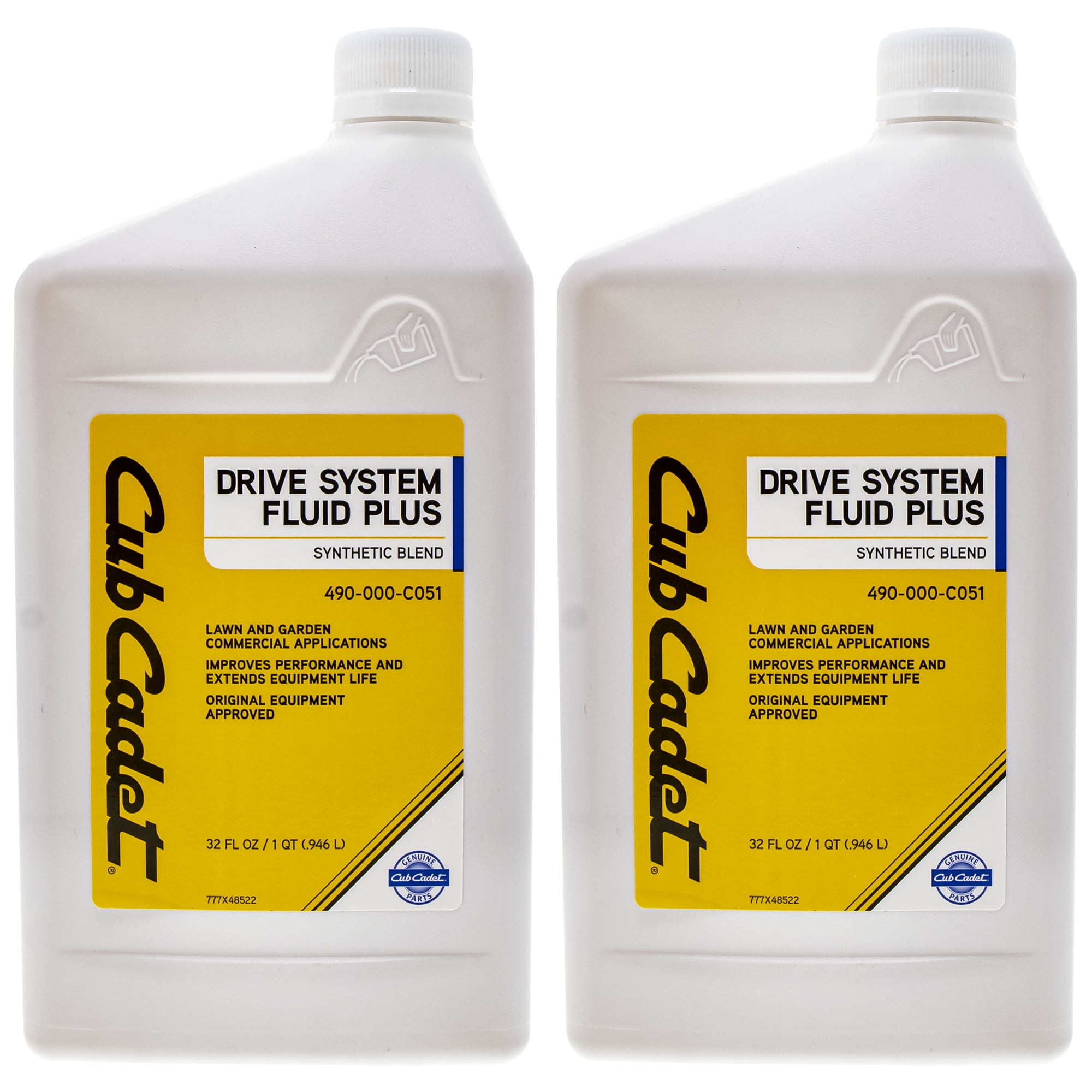 Cub Cadet Synthetic Blend Drive System Fluid Automatic Transmission Fluid, (2 Pack)
