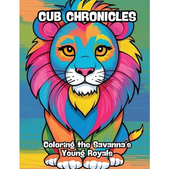 Cub Chronicles: Coloring the Savanna's Young Royals, (Paperback)