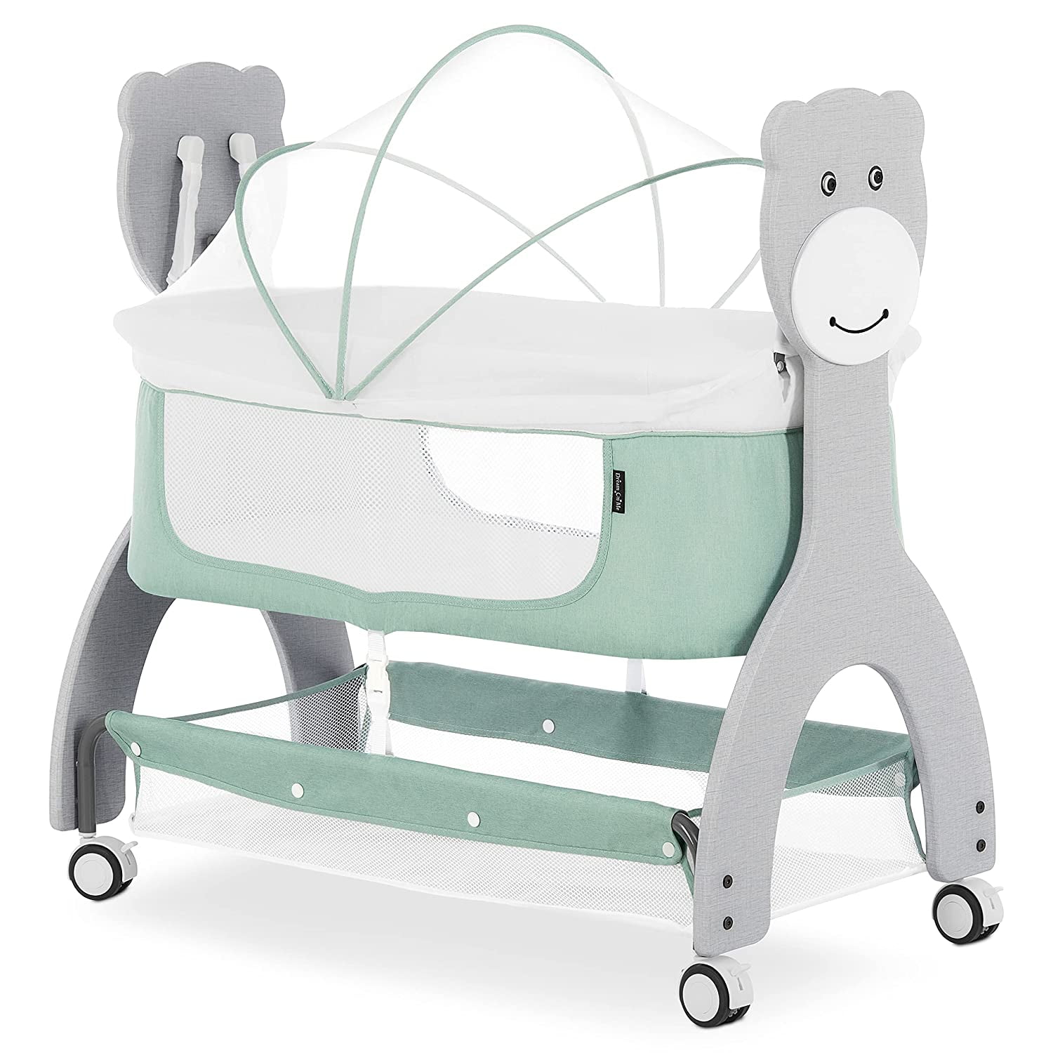 Cub Portable Bassinet in Mint Multi Use Baby Bassinet with