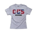 thumbnail image 1 of Cuba Boxing - Olympic Games - Rio - Flag Girl's Cotton Youth Grey T-Shirt, 1 of 2