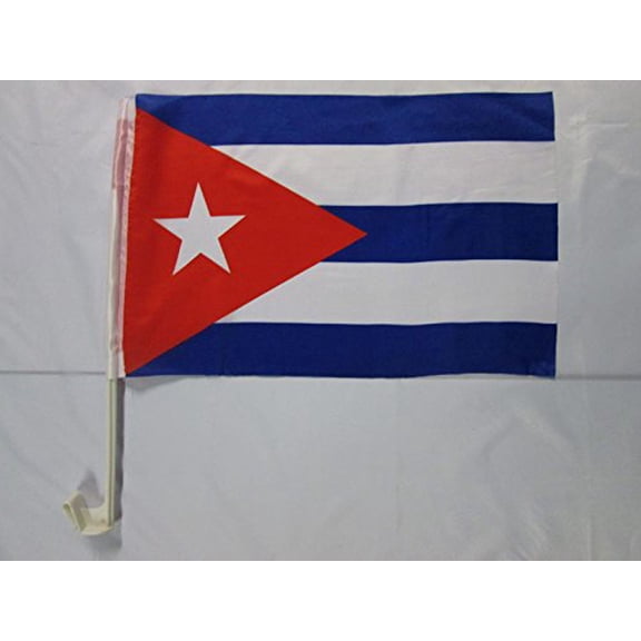 Cuba Car Flag 18'' x 12''