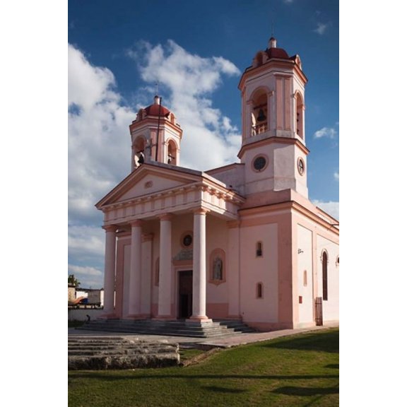 Cuba Catedral de San Rosendo Cathedral Canvas Art - Walter Bibikow DanitaDelimont (24 x 36)