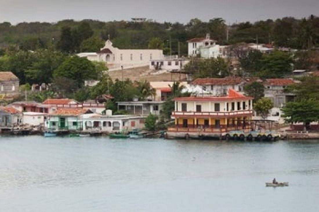 Cuba Cienfuegos Bahia de Cienfuegos Canvas Art - Walter Bibikow DanitaDelimont (36 x 24)