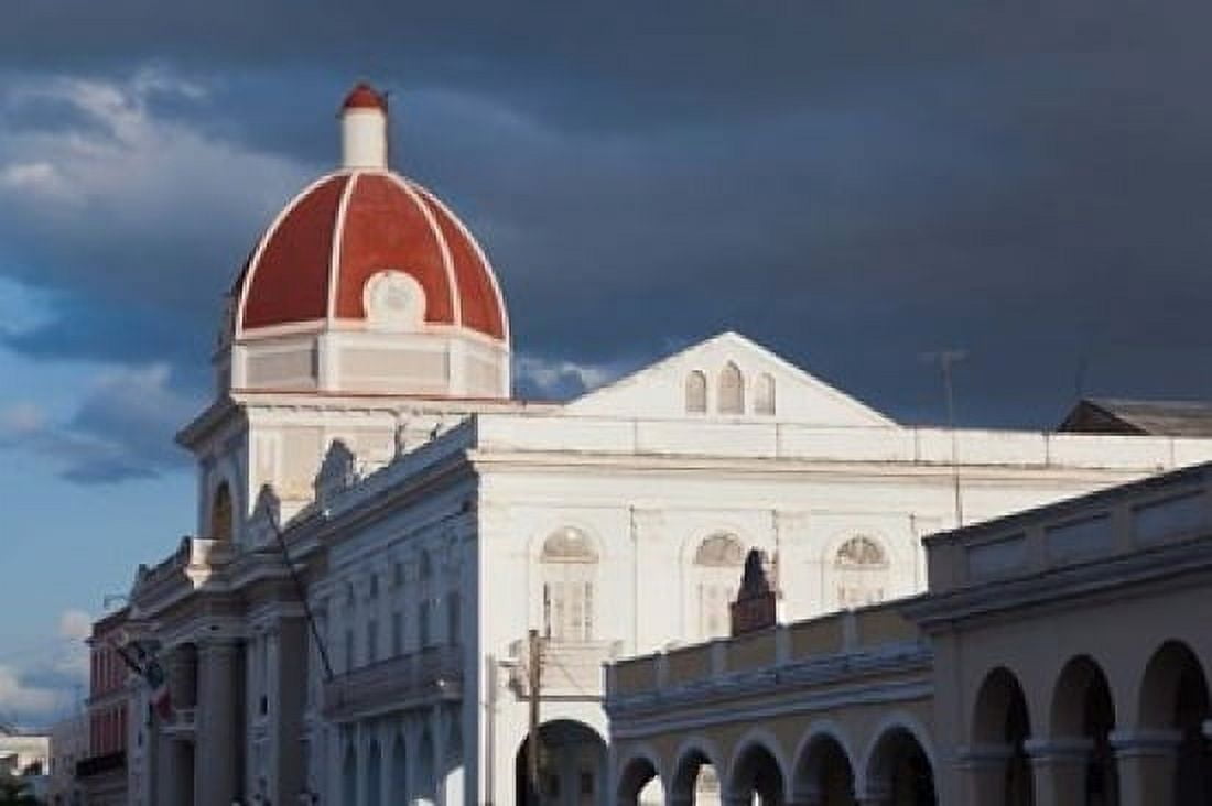 Cuba Cienfuegos Palacio de Gobierno dome Canvas Art - Walter Bibikow DanitaDelimont (36 x 24)