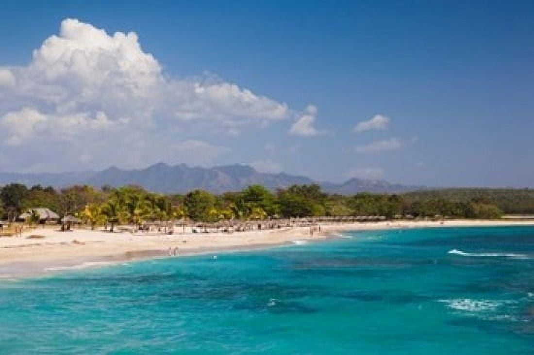 Cuba Cienfuegos Rancho Luna beach Canvas Art - Walter Bibikow DanitaDelimont (36 x 24)
