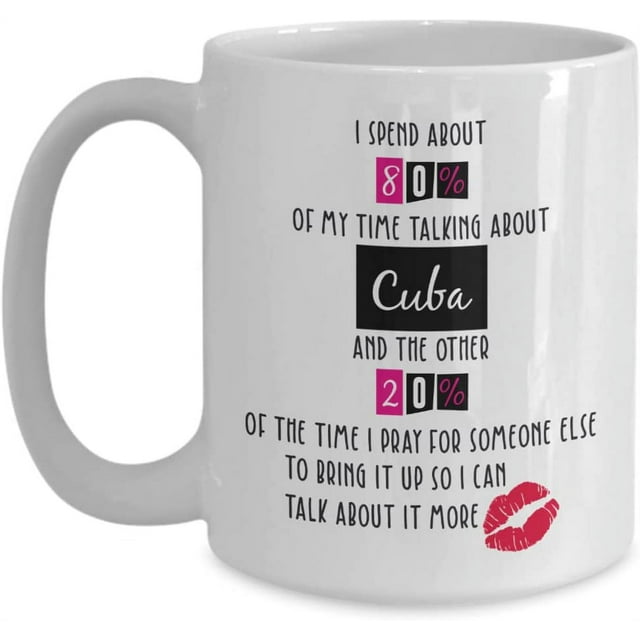 Cuba Coffee Mug, Cuba Gifts, Gifts For Cuba, Cuba Gifts For Man And Woman, Cuba Mug, Cuba Friend Gift, Birthday Christmas Basket gag Gift Idea