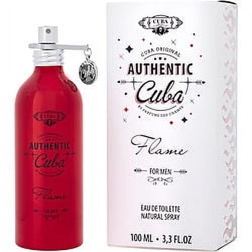 Cuba Cuba Authentic Flame , 3.3 oz EDT Spray