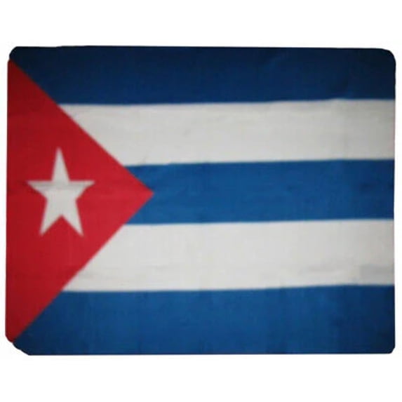 Cuba Cuban Flag 50x60 Polar Fleece Blanket Throw