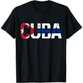 thumbnail image 1 of Cuba Cuban Flag Vintage Pride T-Shirt, 1 of 4